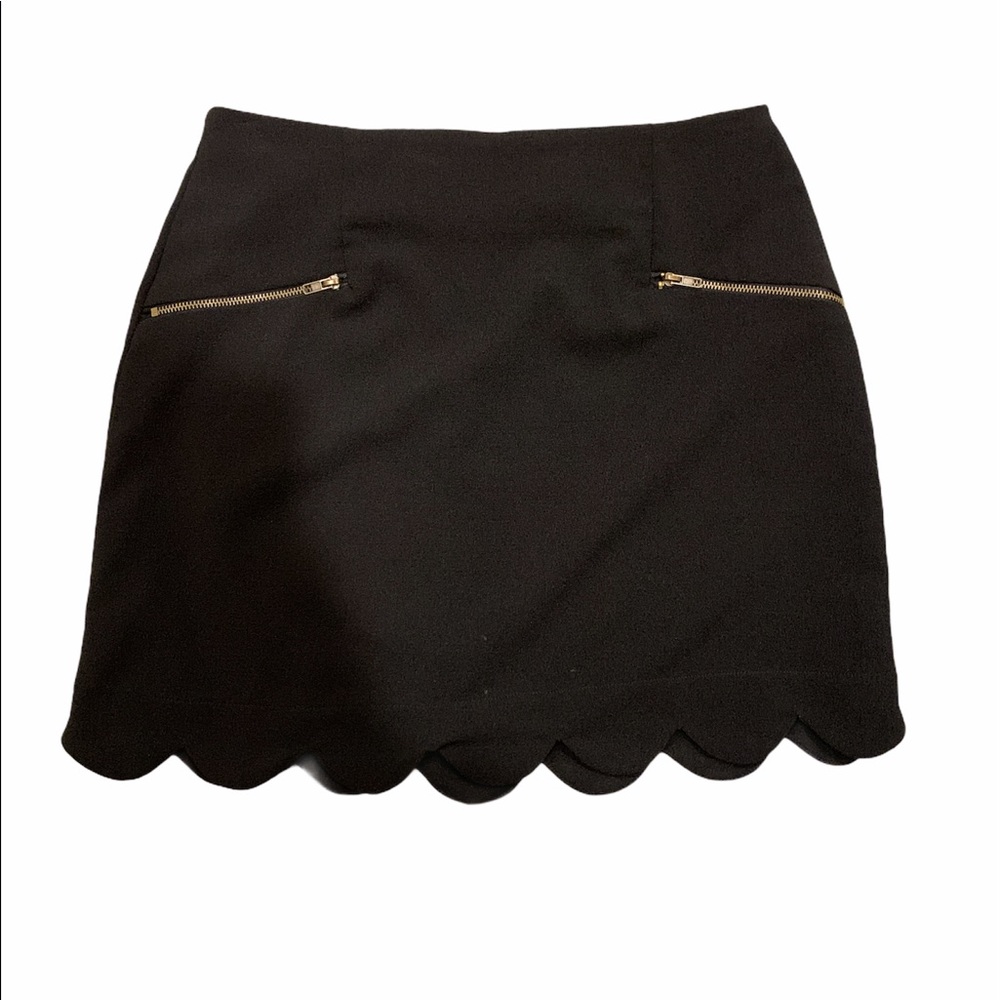 Monteau Black mini skirt sz M